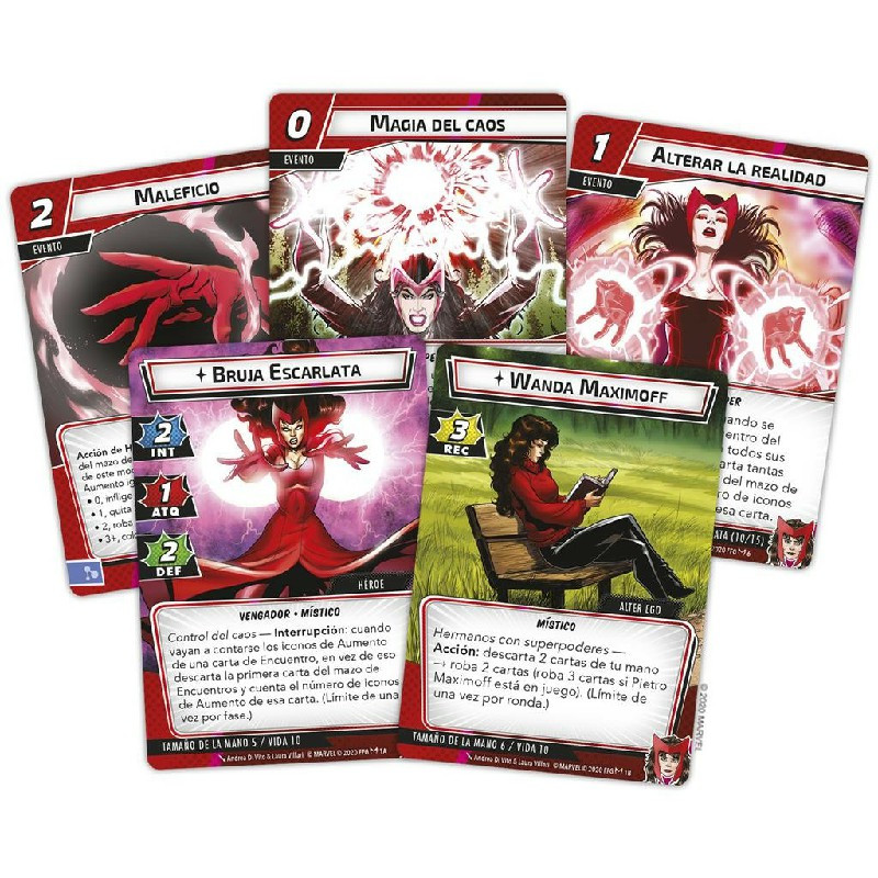 Marvel Champions Scarlet Witch Pack De Héroe (Eng) | Juegos de Cartas | Gameria