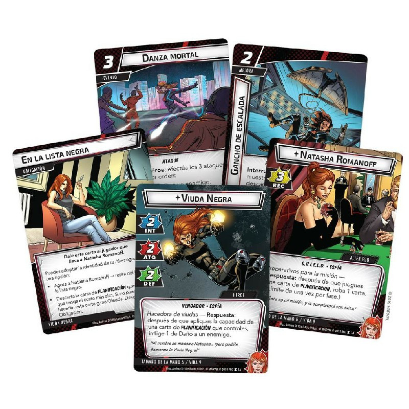Marvel Champions Viuda Negra Pack De Héroe | Juegos de Cartas | Gameria