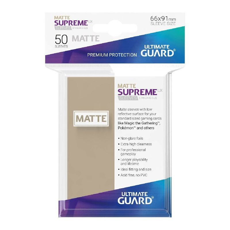 Fundas Ultimate Guard Supreme Ux Matte Standard Size 50 Unidades | Accesorios | Gameria