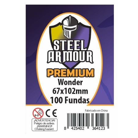 Fundas Steel Armour Wonder Premium 67X102 Mm 100 Unidades