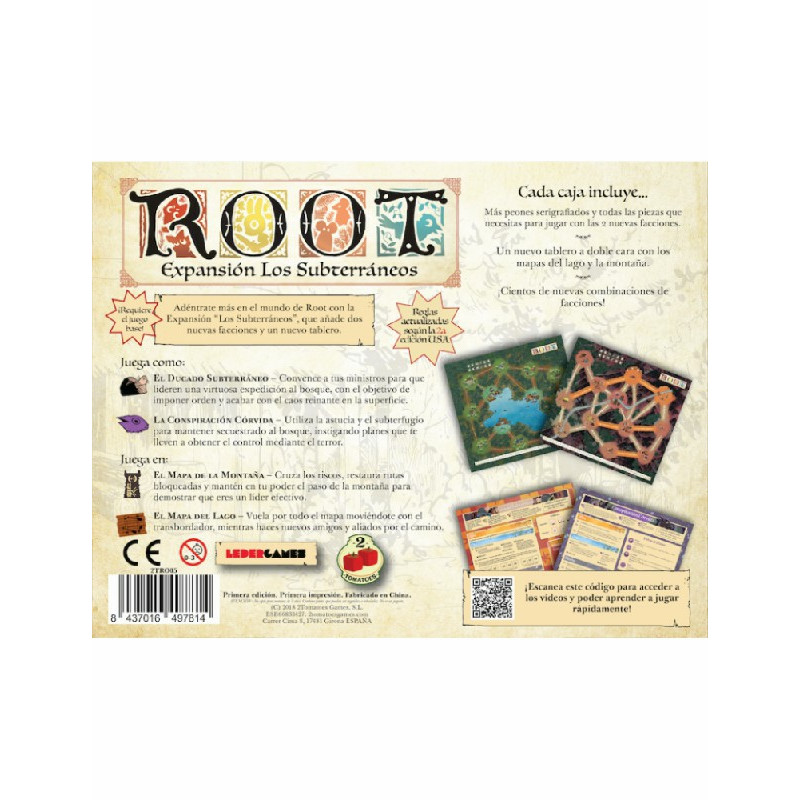 Root Expansión Los Subterráneos | Juegos de Mesa | Gameria