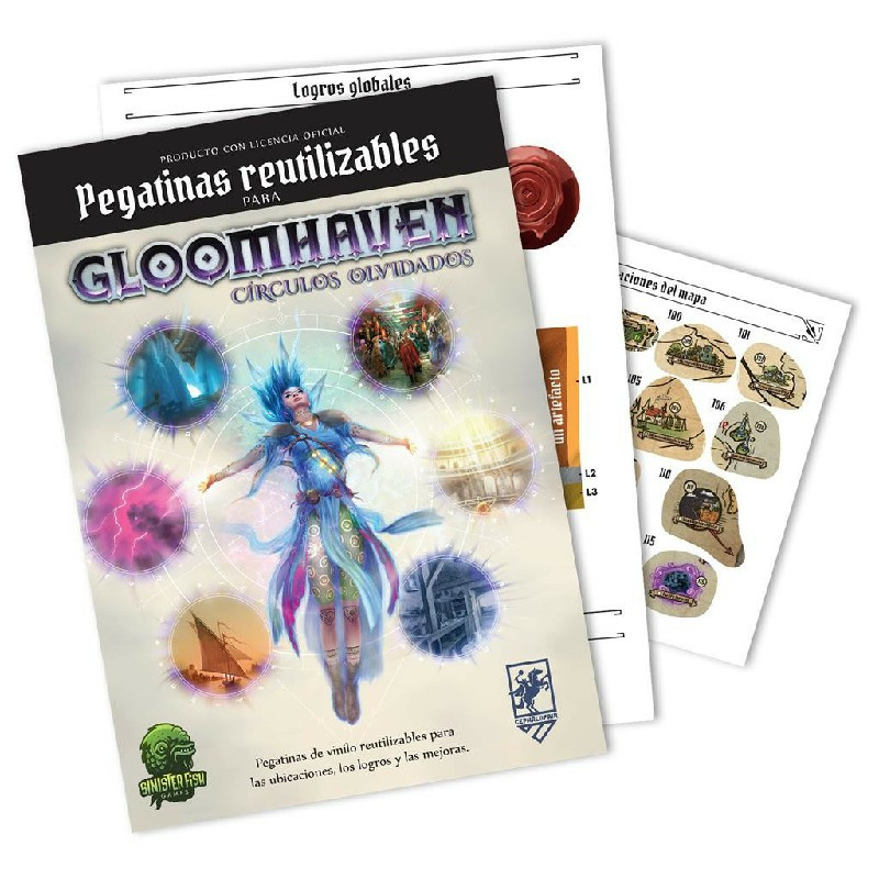 Gloomhaven Círculos Olvidados pegatinas reutilizables | Juegos de Mesa | Gameria