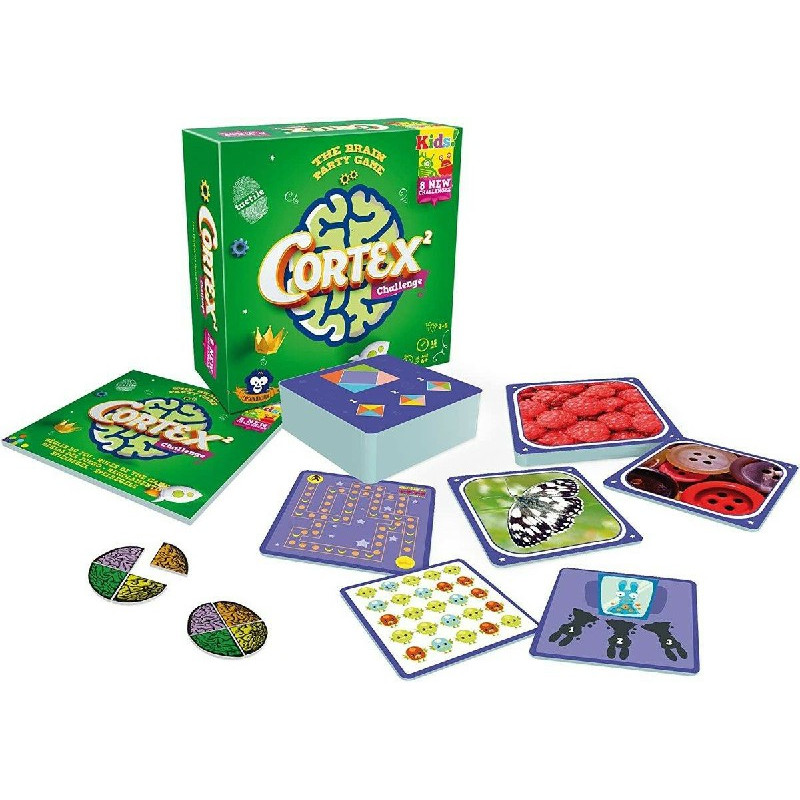 Cortex Kids es un juego de habilidad visual y de capacidad mental, con 8 pruebas diferentes.