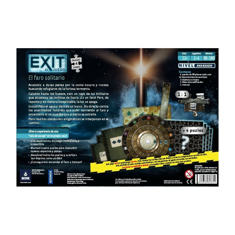 Exit El Juego El Faro Solitario | Juegos de Mesa | Gameria