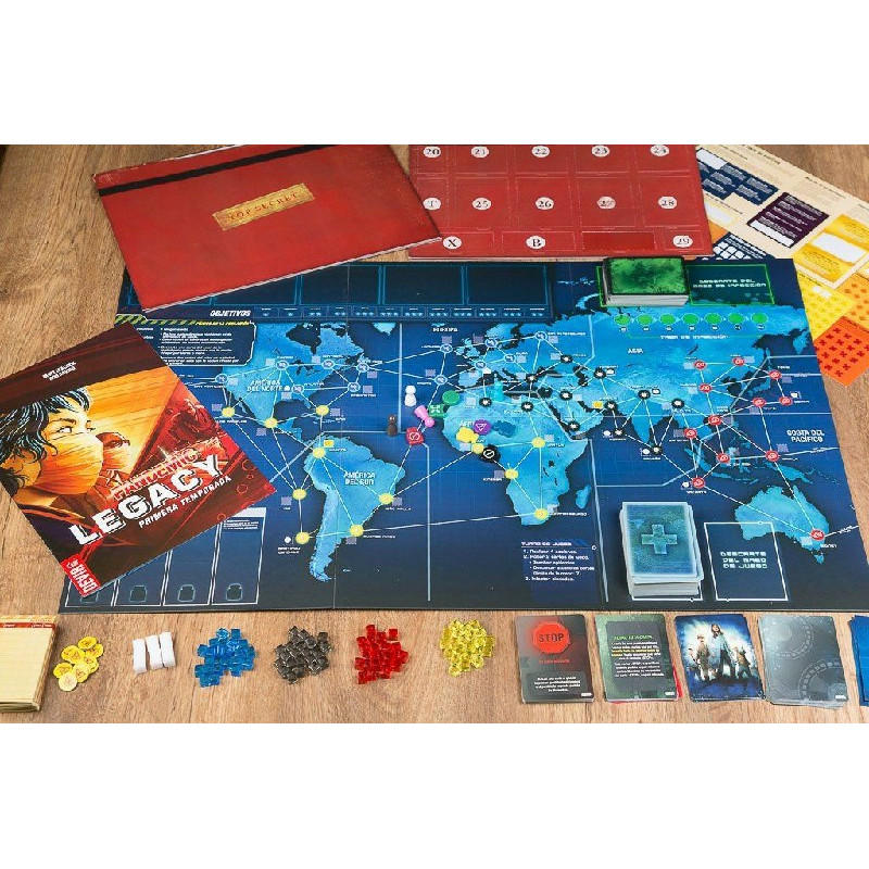 Pandemic Legacy Primera Temporada Rojo | Juegos de Mesa | Gameria