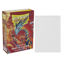 Fundas Dragon Shield Matte Clear Outer Sleeves 60Uds Tamaño Japonés | Accesorios | Gameria