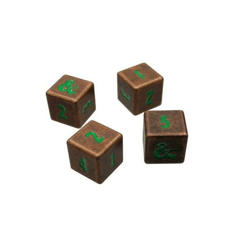 Dados Ultra Pro Heavy Metal Dungeons & Dragons Feywild 4D6 Dice Set | Accesorios | Gameria