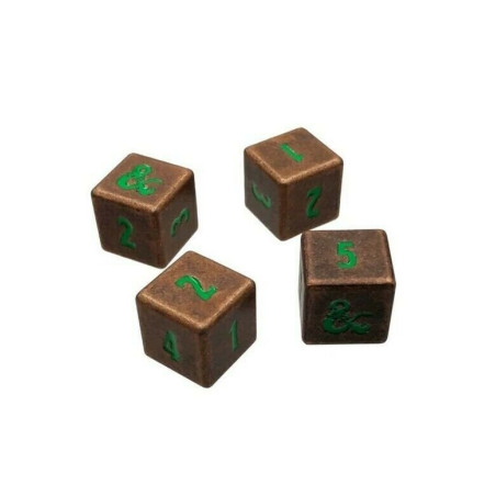 Dados Ultra Pro Heavy Metal Dungeons & Dragons Feywild 4D6 Dice Set
