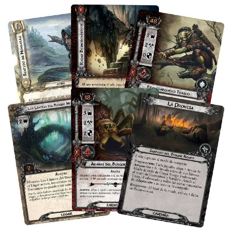 El Señor De Los Anillos Lcg Las Penumbras Del Bosque Negro (Pack Escenario) | Juegos de Cartas | Gameria