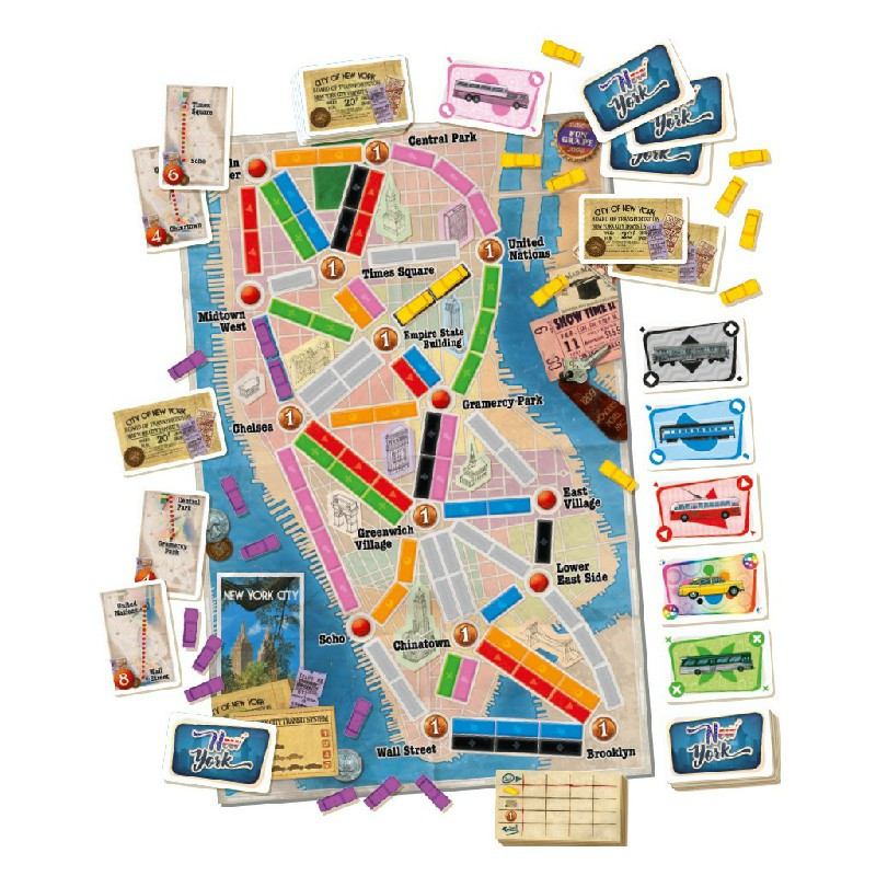 ¡Aventureros Al Tren! New York | Juegos de Mesa | Gameria