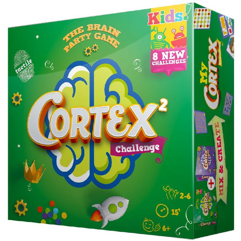 Cortex Kids es un juego de habilidad visual y de capacidad mental, con 8 pruebas diferentes.