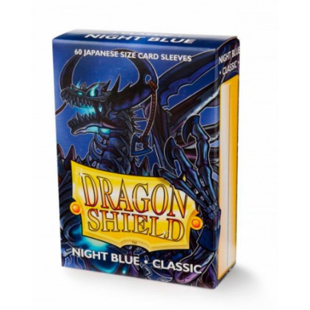 Fundas Dragon Shield Matte Classic Night Blue Japanese Size 60 Unidades