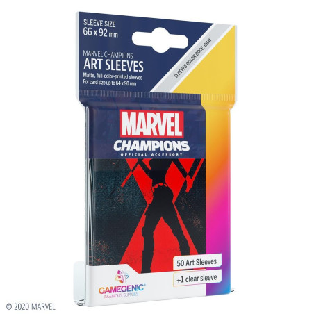 Fundas Gamegenic Marvel Champions Viuda Negra
