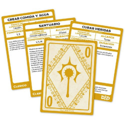 D&D 5ª Edición Cartas De Conjuros Clérigo | Rol | Gameria