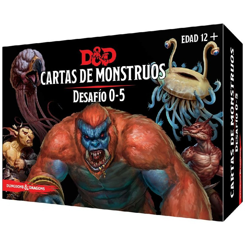 D&D 5ª Edición Cartas De Monstruos Desafío 0-5 | Rol | Gameria