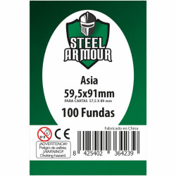 Fundas Steel Armour Asia 59,5X91 Mm | Accesorios | Gameria
