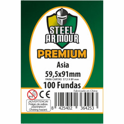 Fundas Steel Armour Asia Premium 59,5X91 Mm | Accesorios | Gameria