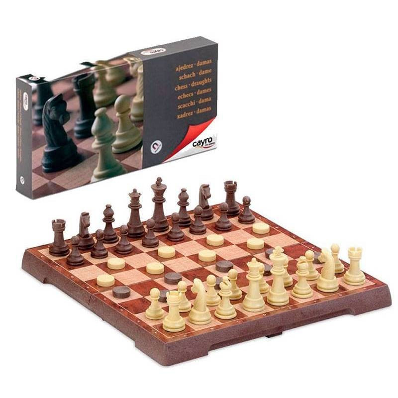 Ajedrez y Damas Magnético  | Juegos de Mesa | Gameria