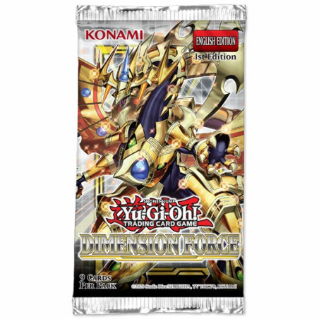 Yugioh Tcg Fuerza Dimensional Sobre Inglés