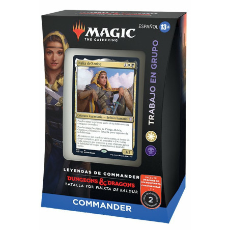 Mtg Leyendas de Commander Batalla por la Puerta de Baldur Trabajo en Grupo Mazo