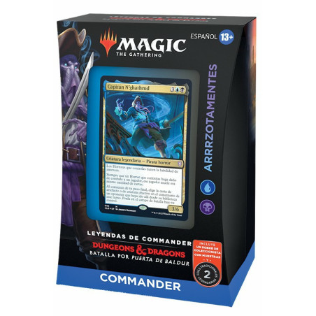 Mtg Leyendas de Commander Batalla por la Puerta de Baldur Arrrzotamentes Mazo