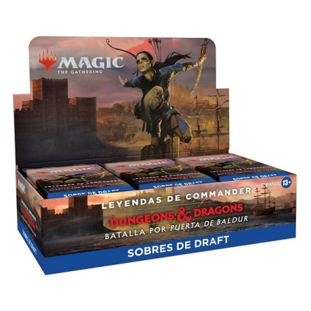 Mtg Leyendas de Commander D&D Batalla por la Puerta de Baldur Caja Draft