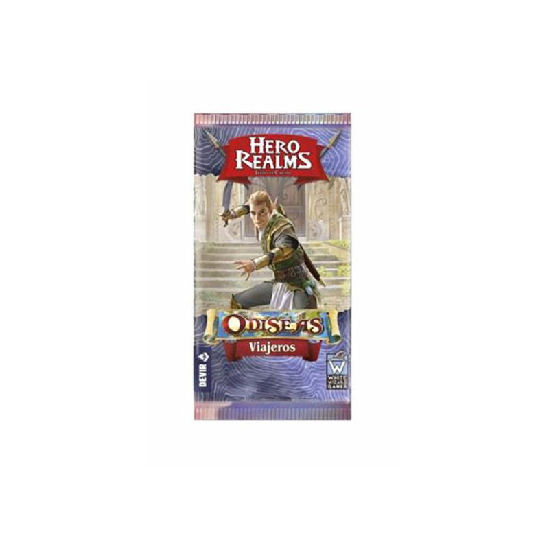 Amplía tus partidas de Hero Realms con la imprescindible expansión de Hero Realms, Odiseas: Viajeros.