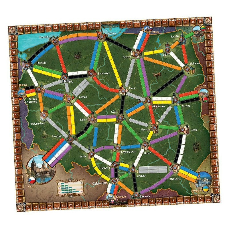 ¡Aventureros Al Tren! Polonia | Juegos de Mesa | Gameria