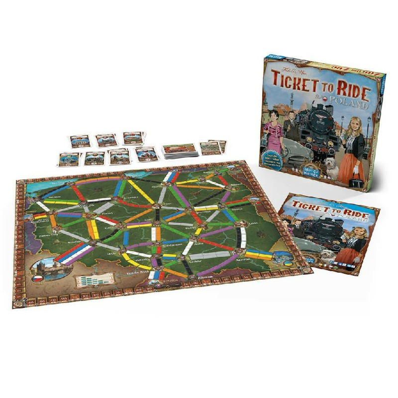 ¡Aventureros Al Tren! Polonia | Juegos de Mesa | Gameria