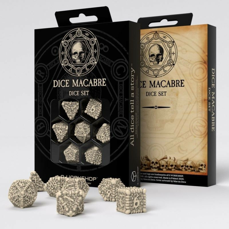 Dados Q Workshop Macabre Dice Set | Accesorios | Gameria
