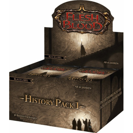 Flesh And Blood Tcg History Pack 1 Etiqueta Negra Caja