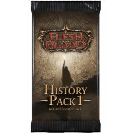 Flesh And Blood Tcg History Pack 1 Etiqueta Negra Sobre