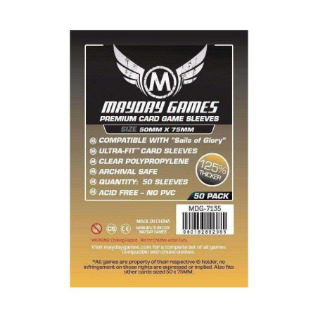 Fundas Mayday Sails of Glory Premium 50X75Mm