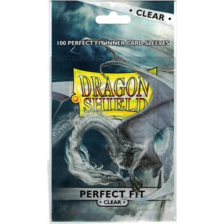 Fundas Dragon Shield Perfect Fit Standard Size 100 Unidades Transparente