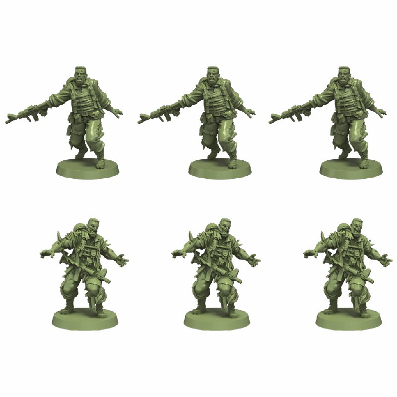 Zombicide Zombie Soldiers Set | Juegos de Mesa | Gameria