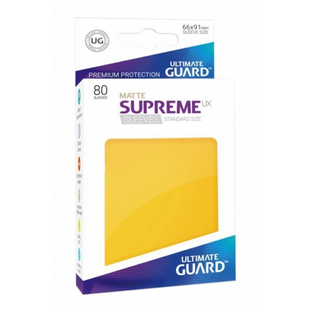 Fundas Ultimate Guard Supreme Ux Matte Standard Size 80 Unidades