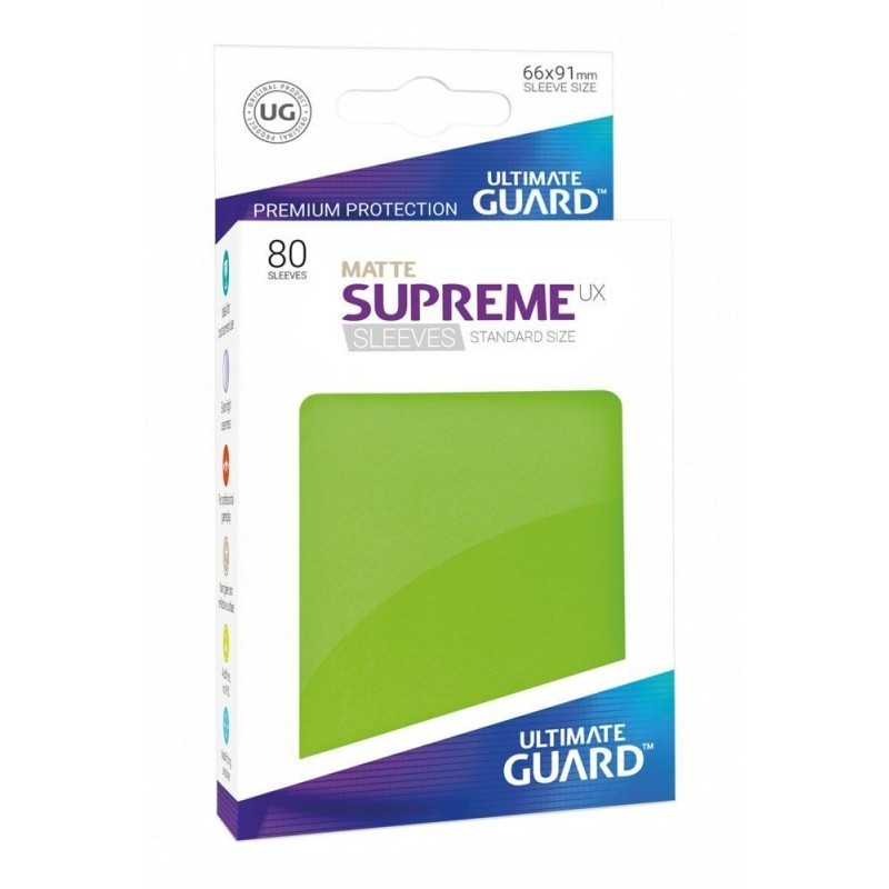Fundas Ultimate Guard Supreme Ux Matte Standard Size 80 Unidades Amarillo | Accesorios | Gameria