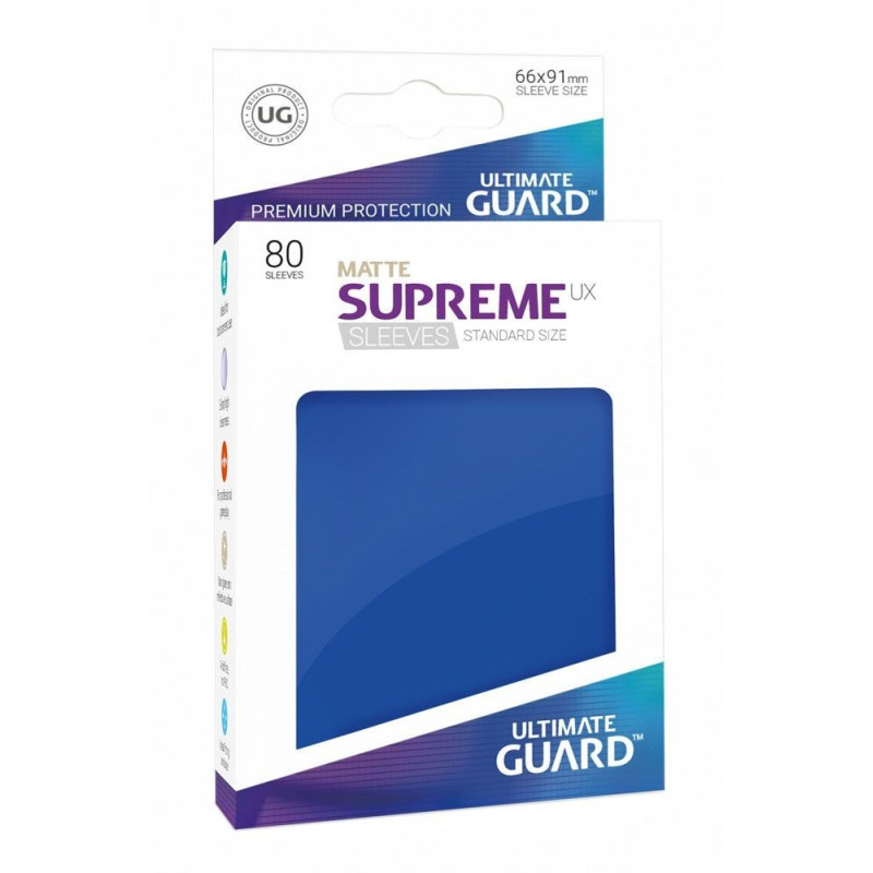 Fundas Ultimate Guard Supreme Ux Matte Standard Size 80 Unidades Amarillo | Accesorios | Gameria