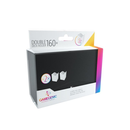 Caja Gamegenic Double Deck Holder 160+ Negro
