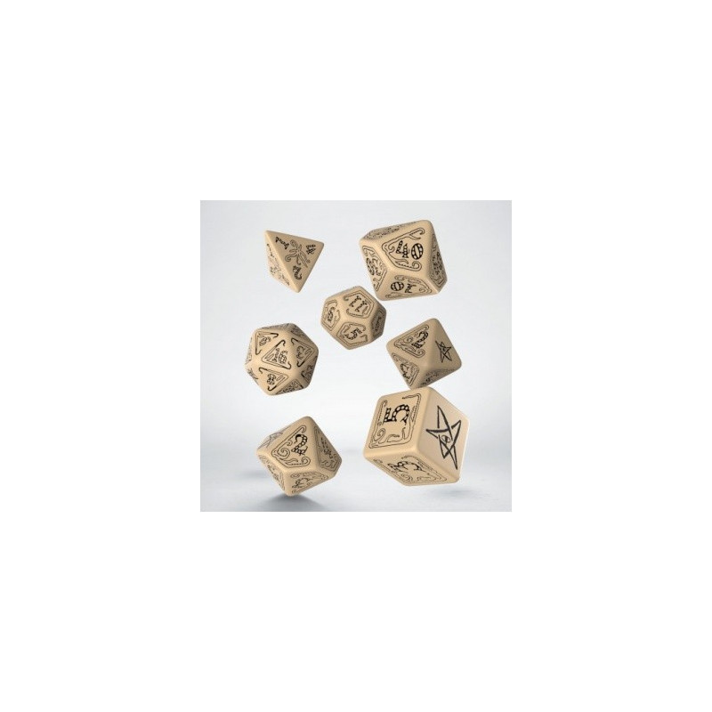 Dados La Llamada De Cthulhu 7Th Edition Black/Beige| Accesorios | Gameria