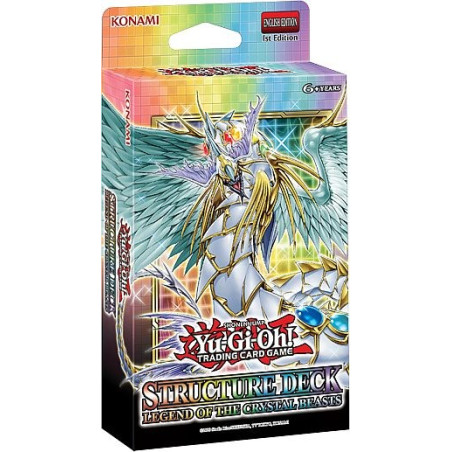 Tcg Yugioh Leyenda de las Bestias de Cristal Baraja De Estructura Inglés