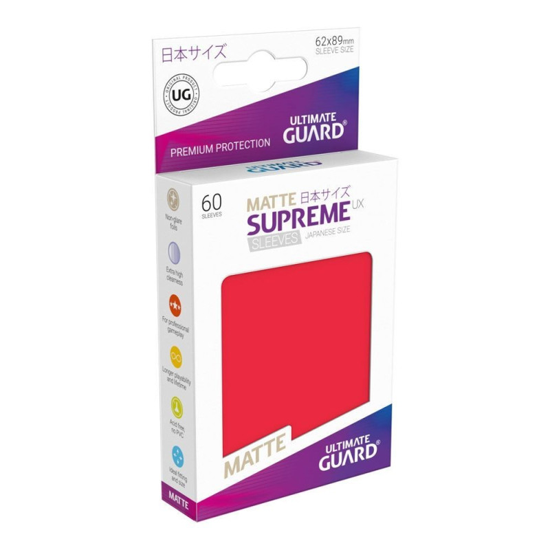 Fundas Ultimate Guard Supreme Ux Matte Japanese Size 60 Unidades | Accesorios | Gameria