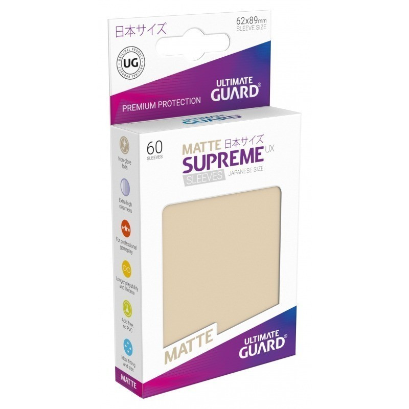 Fundas Ultimate Guard Supreme Ux Matte Japanese Size 60 Unidades | Accesorios | Gameria