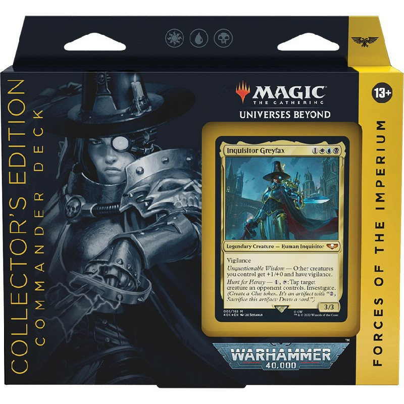 Mtg Commander Warhammer 40K The Forces of the Imperium Mazo Inglés Collector's Edition | Juegos de Cartas | Gameria