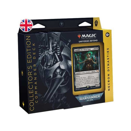 Mtg Commander Warhammer 40K Necron Dynasties Mazo Inglés Collector's Edition