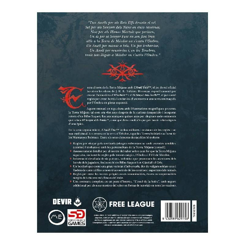 El Anillo Único 2ª Edición Libro Básico | Rol | Gameria