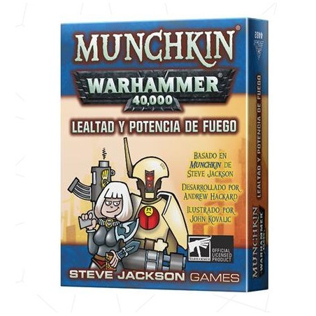 Munchkin Warhammer 40.000 Lealtad Y Potencia De Fuego