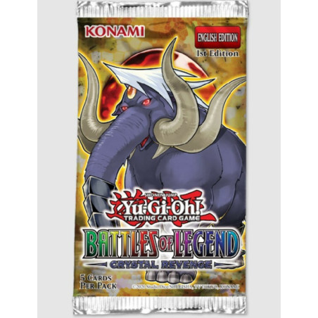 Tcg Yugioh Batallas de Leyenda Venganza de Cristal Sobre Inglés