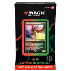 Mtg Commander Mazo Inicial Destrucción Dracónica