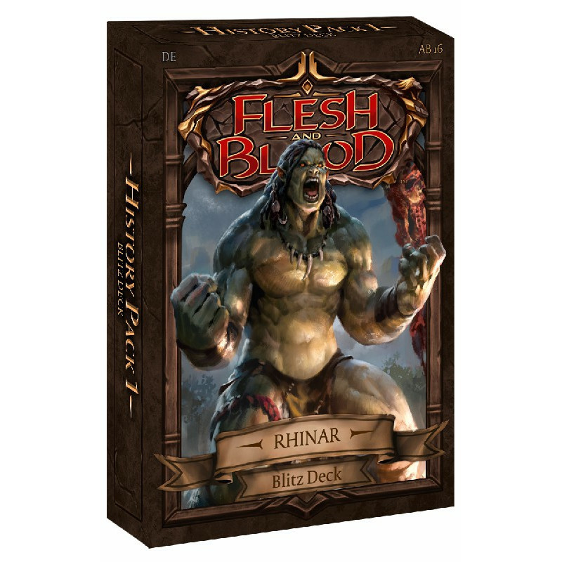 Flesh And Blood Tcg Rhinar Blitz Deck  | Juegos de Cartas | Gameria